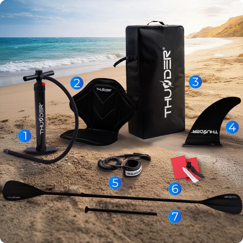 Placa stand up paddle ISLE 320 cm + scaun caiac noua, sigilata set complet